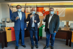 v.l.Rainer Becker,Claus Berg und Stephan Hinz